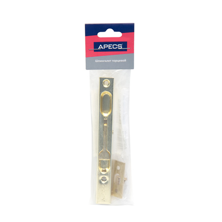 Шпингалет торцевой Apecs FB-01-140-G