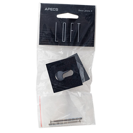 Накладки цилиндровые Apecs LOFT DP-C-77-INOX-BLM