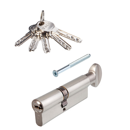 Цилиндровый механизм KALE KILIT 164SM-90(35+10+45C)-C-NI-5KEY-STB 164SM000058