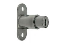 Замок Euro-locks 5860-62 нажимной. для раздвижных дверей, ящиков ДСП