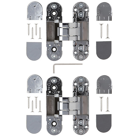 Петля врезная скрытой установки Apecs 110*30-3D-Z-CR (R15)