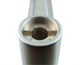 Ручка LA GARD / AGA без стержня ,USA spindle,хром