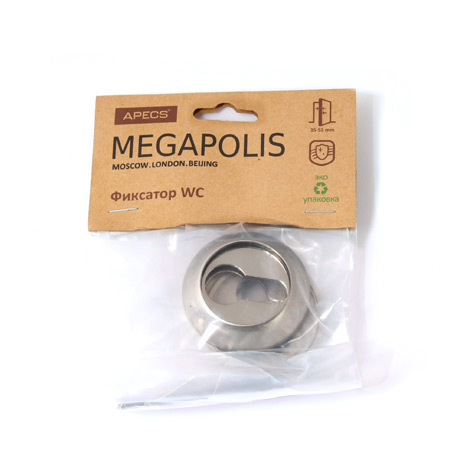 Накладки цилиндровые Apecs Megapolis DP-C-0802-NIS