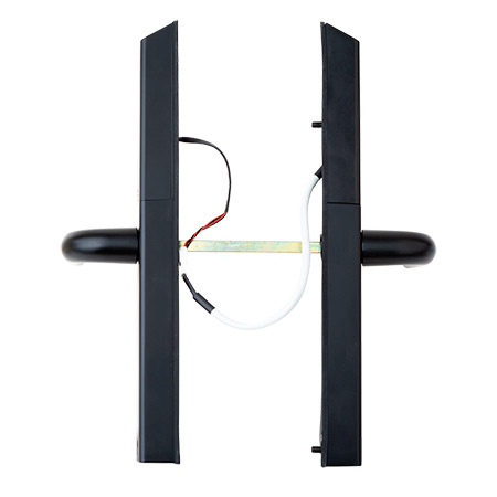 Ручки на планке электронные Apecs Smart HPE-8201-BLM (TTLock, BLE, FP)