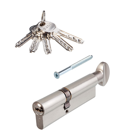 Цилиндровый механизм KALE KILIT 164SM-110(45+10+55C)-C-NP-5KEY-STB 164SM000076