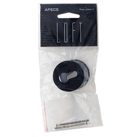 Накладки цилиндровые Apecs LOFT DP-C-55-INOX-BLM