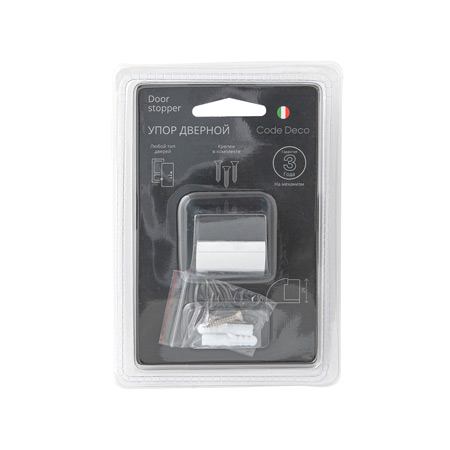 Упор дверной Code Deco DS-0020-CR