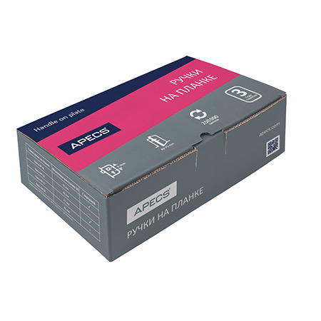 Ручки на планке Apecs HP-42.0123-S-C-CR-R
