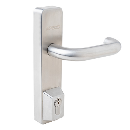 Ручка накладная с фиксацией Apecs HF-008-INOX/304