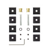 Ручки-скобы Avers Square HC-0920-40*20/800-INOX/201-BLM