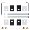 Ручки-скобы Apecs Square HC-0902-40*20/1000-INOX/304-BLM (Q45)