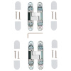 Петля врезная скрытой установки Apecs 115*23-3D-Z-CRM (R11,5)