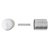Ручки-кнопки дверные Avers HK-3802-INOX/201