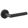 Ручки дверные Apecs H-0204-INOX/201-BLM