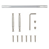 Ручки дверные Apecs H-1482-A-CR (Spindle 140) (B2B)