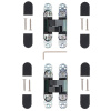 Петля врезная скрытой установки Apecs 115*23-3D-Z-BLM (R11,5)